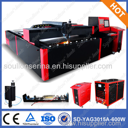 500W fiber laser machine to cut SS,CS with high speed