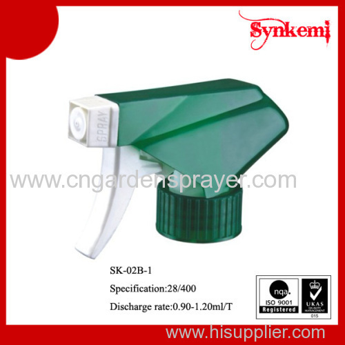 28/400 plastic green trigger sprayer