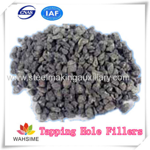 Furnace Bottom Tapping Hole Fillers Steelmaking auxiliary from China factory manufacturer use for electric arc furnace