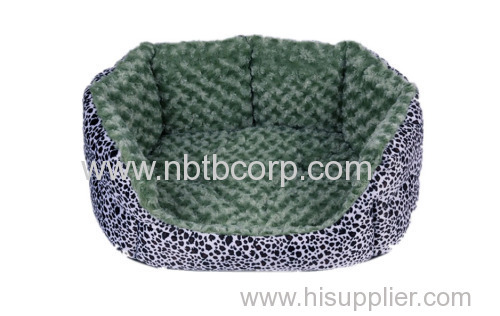 2014 fashion design and soft touching circle fleece pet bed