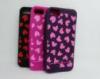 Water-proof Cool Silicone Cell Phone Case Rose Red / Iphone 4S Covers