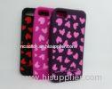 Water-proof Cool Silicone Cell Phone Case Rose Red / Iphone 4S Covers