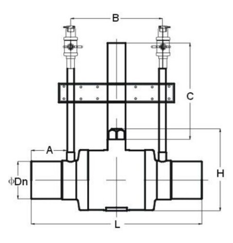 HDPE Double Diffusion Ball Valve Pipe Fittings