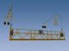 ZLP800B Steel Swing Stage Climbing Work Platform, Suspended Working Platforms