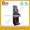 Retail Black Cardboard Floor Display Stands For Promotion