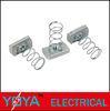 Silver-Electroplated Strut Channel Fittings Galvanized Steel Channel Nut