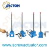 heavy manual screw jack, manual worm screw jack, manual jack screw, manual lifting actuator