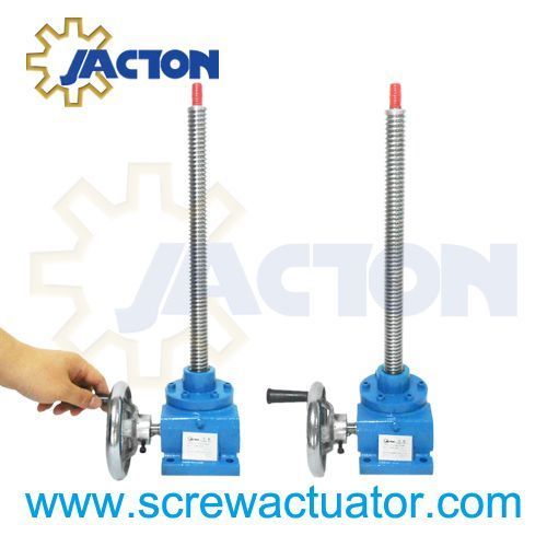 manual jacks, manual worm gear jack, manual machine screw jack, manual lead screw jack