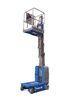 Portable Single mast Electric Lifting Platform Telescoping Lift for 100kg Load capacity