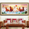 Eight Horses 3D cross stitch