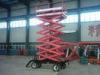 Mobile hydraulic lifting platform