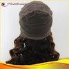 Original Spring Curl Human Hair Full Lace Wigs With Mixed Color