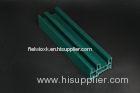 3 Chambers Sliding Window Profile / Green UPVC Window Profiles