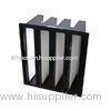 Combined Mini Pleat V Bank Filters / Air Filters With ABS Plastic