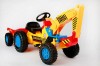 Children Ride On Toy Excavator with Trailer