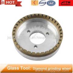 Half segmented metal bond diamond glass grinding wheel