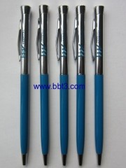 Promotional slim metal ballpen for bank and hotel