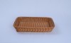 rectangular rattan bread baskets for hotel