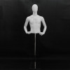 Male white half-body with arms PC torso mannequin wholesale