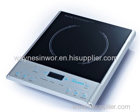 Portable electric induction cooker