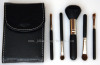 5 Essential Touch-up Make up Brushes with Mirror Pouch