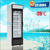 One Door Small Glass Door Freezer -25 Degree Dynamic Cooling Eco Friendly