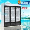 Glass Door Chiller R404a , 3 Glass Door Freezer Automatic Defrost