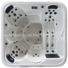 6 persons square massage hot tub