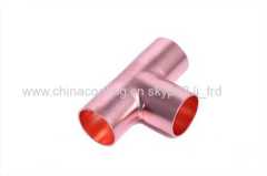 Copper Tee Fitting used for air-conditioner or connect with condenser