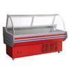 Red / White Meat Display Cooler , 0C - 10C Deli Display Refrigerator For Shop