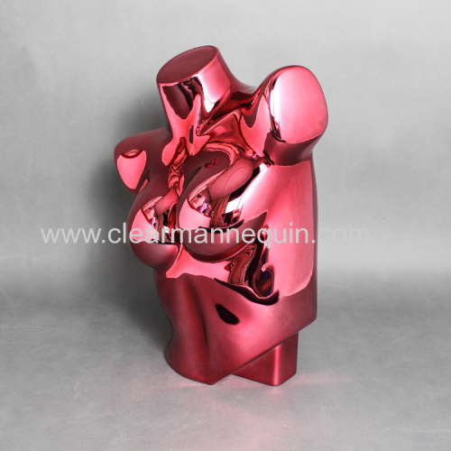 Pink rose plating female Bra torsos mannequin