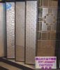 Golden specular stainless steel pipe screens for interior decoration