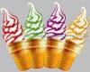 3 Flavours High Efficiency Ice Cream Making Machines Auto - Cleaning
