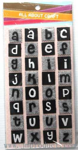 little alphabet fabric craft
