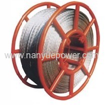 FUX/FUH High Tech Anti-twisting Galvanized Braided Steel Pilot Wire Rope High Tensile Strength Steel Rope Cable Fittings