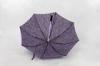 Straight LED Lighted Umbrella Hand Open Durable Purple For Event