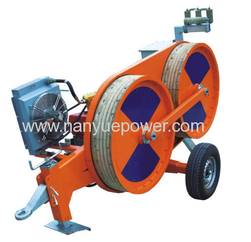 Five Ton Twin Bull Wheel Engine Powered Winch For Overhead Transmission Lines