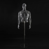 Male transparent including base torsos mannequin wholesale