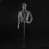 Fashion man transparent torso adjusted mannequins