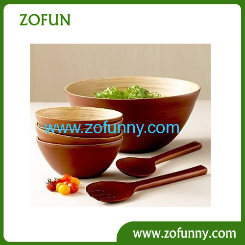 Hard Bamboo salad bowl