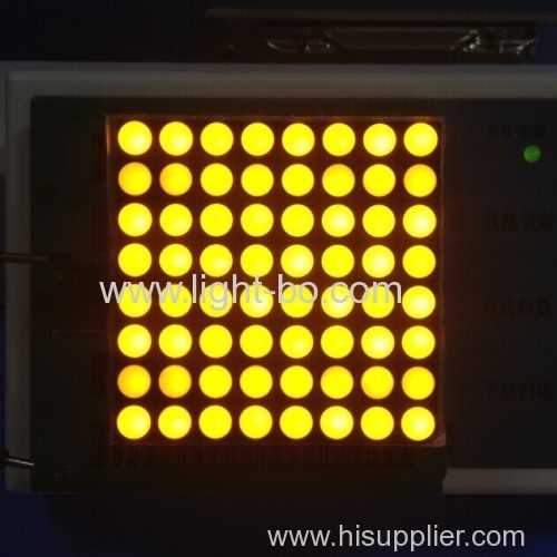 Pure white 1.26-inch 3mm 8 x 8 Dot Matrix LED Displays for lift position indicators and display screens