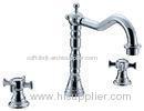 Brass Two Handle Household Kitchen Sink Water Faucet Europe Archaize 3 Hole Kitchen Tap