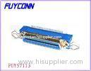 24 Pin Centronic Female Right Angel PCB connector With Spring Latches