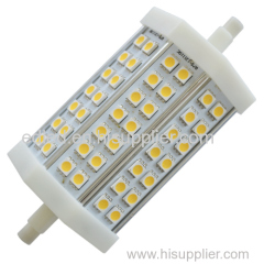 118mm 8w led r7s light double ended