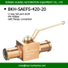 2 way SAE full port flanged high pressure heavy type ball valves carbon steel hydraulic ningbo ball valve