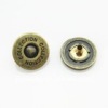 Anti brass metal press snap button for apparel
