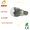 5W led bulb light factory& 5W led bulb products