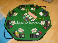 Octagonal 2 Folding Poker Table Top china supplier