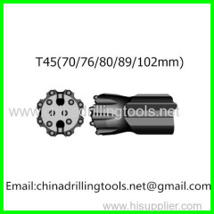 64mm T45 thread button mining bit