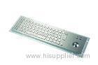 Multi-Language Long Compact Industrial Metal Keyboard With 67keys , Panel Mount Keyboard